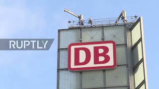 Germany: Berlin central station empty amid nationwide train driver strike