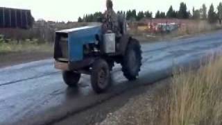 Самодельный минитрактор М-412 турбированный
