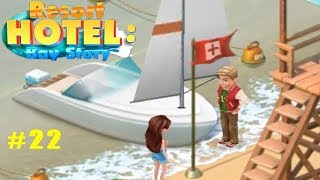 Resort Hotel прохождение #22 Новый пляжный Душ и ремонт Лодки (уровни 159-168)