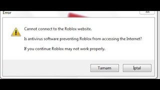 Roblox Cannot Connect Roblox Website Hatası Çözüm %100