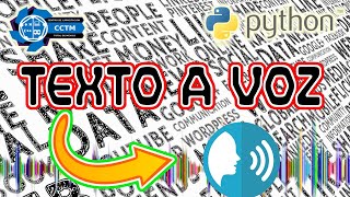 ️ ️ Texto a voz | Text to Speech | Python │pyttsx3 | gTTS | ¡Muy básico!