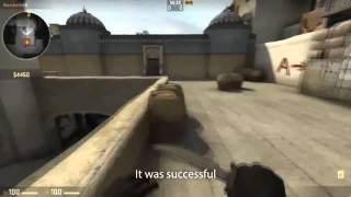 Маркелов учит стрелять с на карте de dust2 CS GO