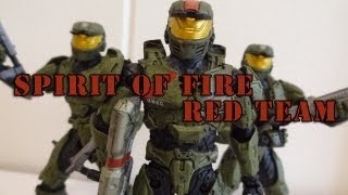 McFarlane Halo Universe Spirit Of Fire Red Team