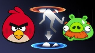 Angry Birds Portal Experiment! (Angry Birds Animation #28)