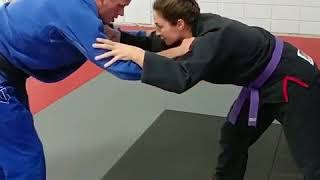 UFC fighter Sara McMann effortlessly flow like water with Chad Bingham