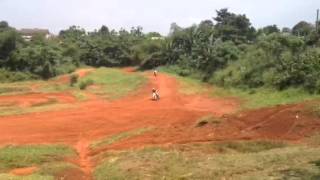 Motocross practice at Pondok Cabe circuit, Jakarta