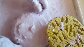 ASMR , bubbles , sponge , губка, пена , порошек