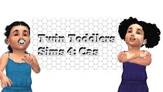 Toddler Twin Girls Sims 4: Cas|+Full CC List|