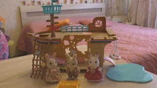 Сильвания фэмилис подарили кроликам корабль #Sylvanian families