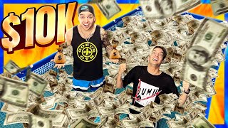 EL ÚLTIMO EN SALIR DE LA PISCINA DE DINERO GANA 10,000$ - Yolo Aventuras