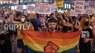 Spain: Thousands protest homophobic violence despite alleged victim withdrawing testimony