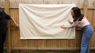 How To Set Up An Outdoor Movie Party
