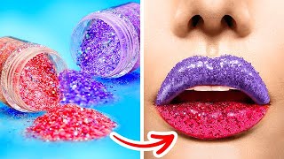 CARA-CARA LUCU UNTUK MENYELUNDUPKAN MAKEUP || Trik Kecantikan Genius oleh 123 GO Like!