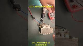 DIY MINI INVERTER #shorts #ytshorts #ideas