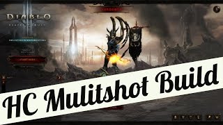 Diablo 3 - Hardcore - Demon Hunter - Speed Rift GR Multishot Build Run Down