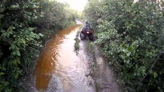 Can-am outlander 650 and Grizzly 550 out for a ride