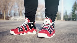 [On-feet] Nike Air More Uptempo "Bulls" (2017)