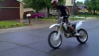 Dirt Bike Burnout