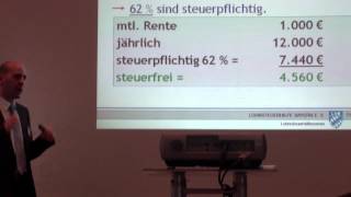 Steuern auf Rente (1/3)