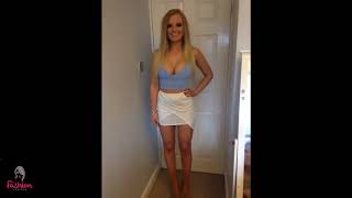 MINI SHORTS SHORT DRESS AND HEELS FASHION #24