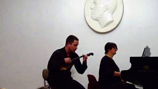 Д.Скарлатти Престо (D.Scarlatti Presto A-dur) исп. Роман Чардынцев Домра, Лариса Гофман Фо-но