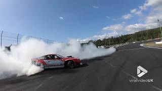 Pro Drift Chase from a drone || Viral Video UK