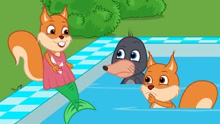 Famille d'Écureuil - Aileron De Sirène Vidéos Animé 2021 en Français 13+