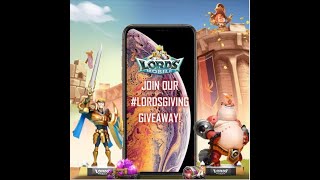 #lordsgiving giveaway event! Lords mobile f2p trap.