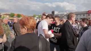 Incydent podczas wizyty Andrzeja Dudy w Tomaszowie Maz. 08 05 2015