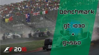 GT 1030 + G4560 - F1 2016 (offscreen) ‹ GamerPC › BR