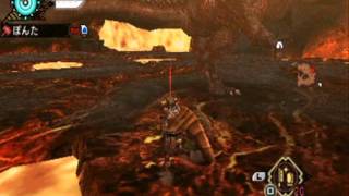 【MHP3】アルバトリオンvs非火事場ソロハンマー【4'38"90】