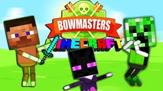 КАК МЕНЯЛСЯ МАИНКРАФТ в Игре Боумастер ЕГО ЖИЗНЕННЫЙ ЦИКЛ Bad Baby Bowmasters Бовмастерс
