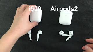 i500 tws airpods 2 copy, VS i60 i80 i100