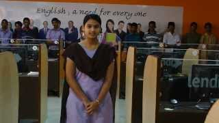 I CSE A (2011-12) Self Intro of Divya @ Lendi's Language Lab