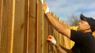 How to Install Cedar Fence pickets