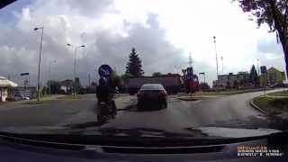 Wypadek motocyklisty Bieruń 9.09.2015r