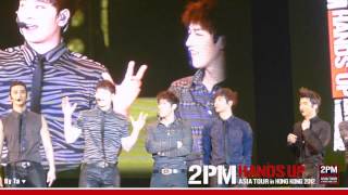 ChanSung speak engllish in HK 120310