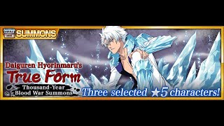 Bleach Brave Souls - (Clean Sweep) summoning for TYBW Toshiro BANNER