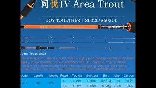 Обзор TSURINOYA JOY TOGETHER IV 1.8m UL + L