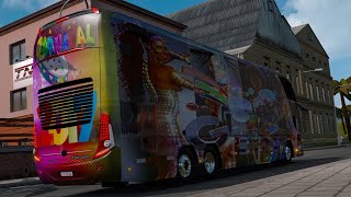 ESTAMOS em RITMO DO CARNAVAL SEGUINDO para SALVADOR | G7 1800 DD | l ETS2 MOD BUS
