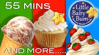 Food Songs | Preschool Nursery Rhymes | 55 Minutes from LBB! | ABCs and 123s