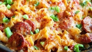 Паста с пряными колбасками от Джейми Оливера