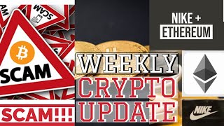 Nike Experiments W/ Ethereum ? The Global Scam Purge ? Bitcoin TA ??