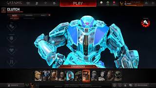 Quake Champions skins, weapons & shader selection from 32 backpacks, 24 loot chests & 7 reliquaries
