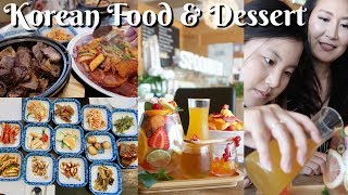 Mukbang at Soban Korean Food & Dessert in LA - 미국엘에이 한정식 맛집 소반 먹방