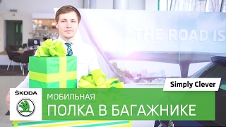 Полка багажника в автомобилях  SKODA Octavia, Fabia, Rapid, Spaceback. Обзор Шкода. Прага Авто
