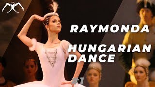 Ballerina Maria Khoreva - ballet Raymonda - Hungarian variation & bows - A.Glazunov, M.Petipa