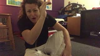Primitive Reflexes Moro/Startle Reflex demonstration:  Madonna Guy ND