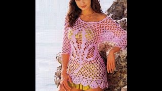 Ажурная ТУНИКА Крючком - 2019 / Openwork Crocheted TUNIC / Perforierte Gehäkelte TUNIKA