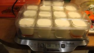 Готовлю йогурт в йогуртнице TEFAL